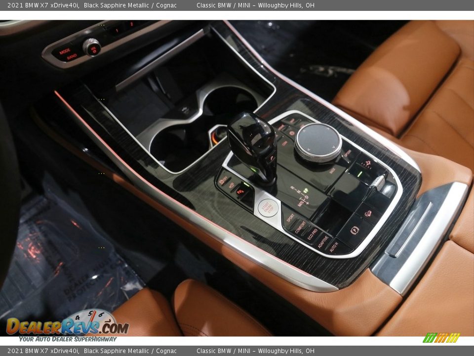 2021 BMW X7 xDrive40i Black Sapphire Metallic / Cognac Photo #16