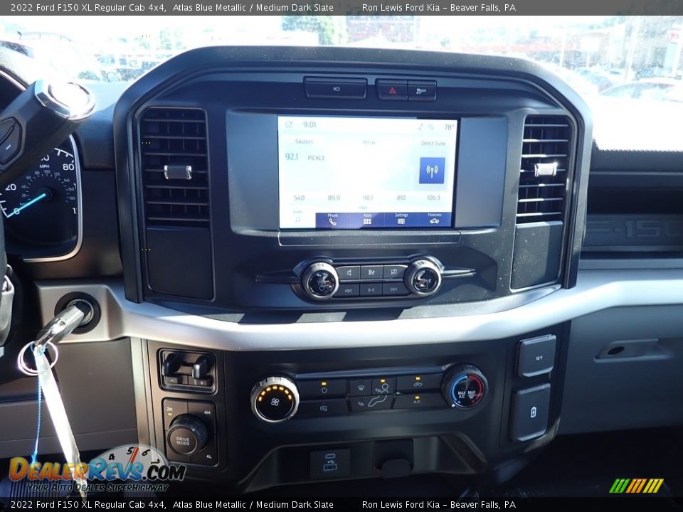 2022 Ford F150 XL Regular Cab 4x4 Atlas Blue Metallic / Medium Dark Slate Photo #16