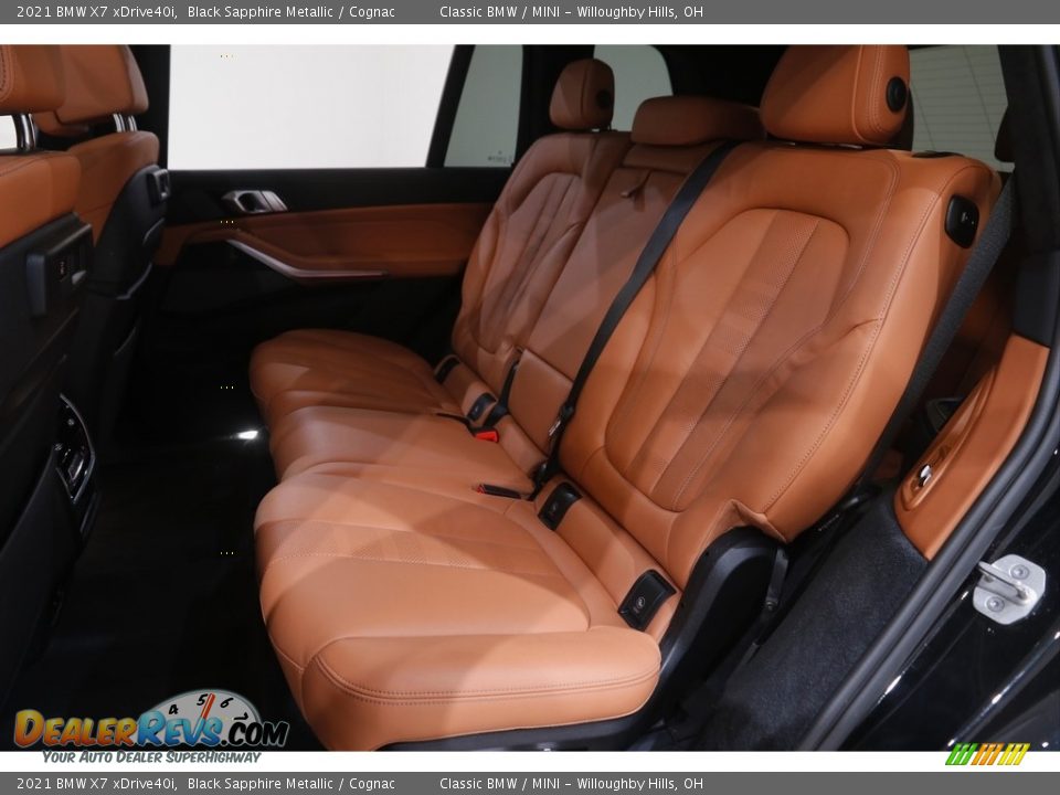 2021 BMW X7 xDrive40i Black Sapphire Metallic / Cognac Photo #20