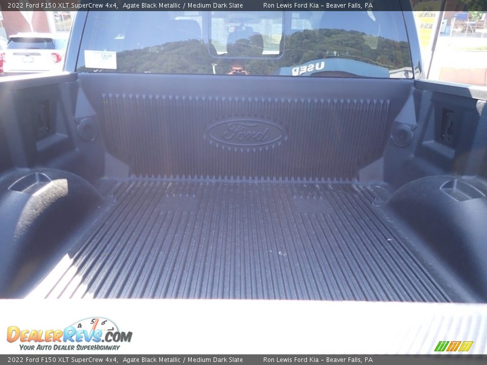 2022 Ford F150 XLT SuperCrew 4x4 Agate Black Metallic / Medium Dark Slate Photo #9