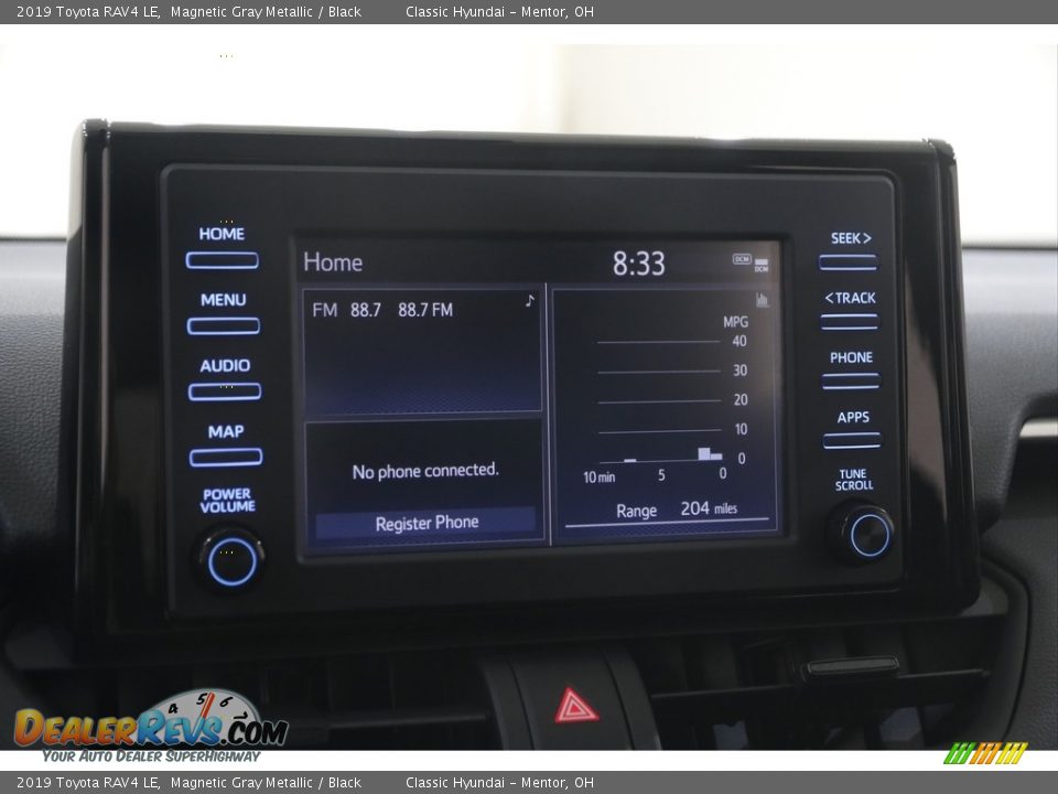 2019 Toyota RAV4 LE Magnetic Gray Metallic / Black Photo #10