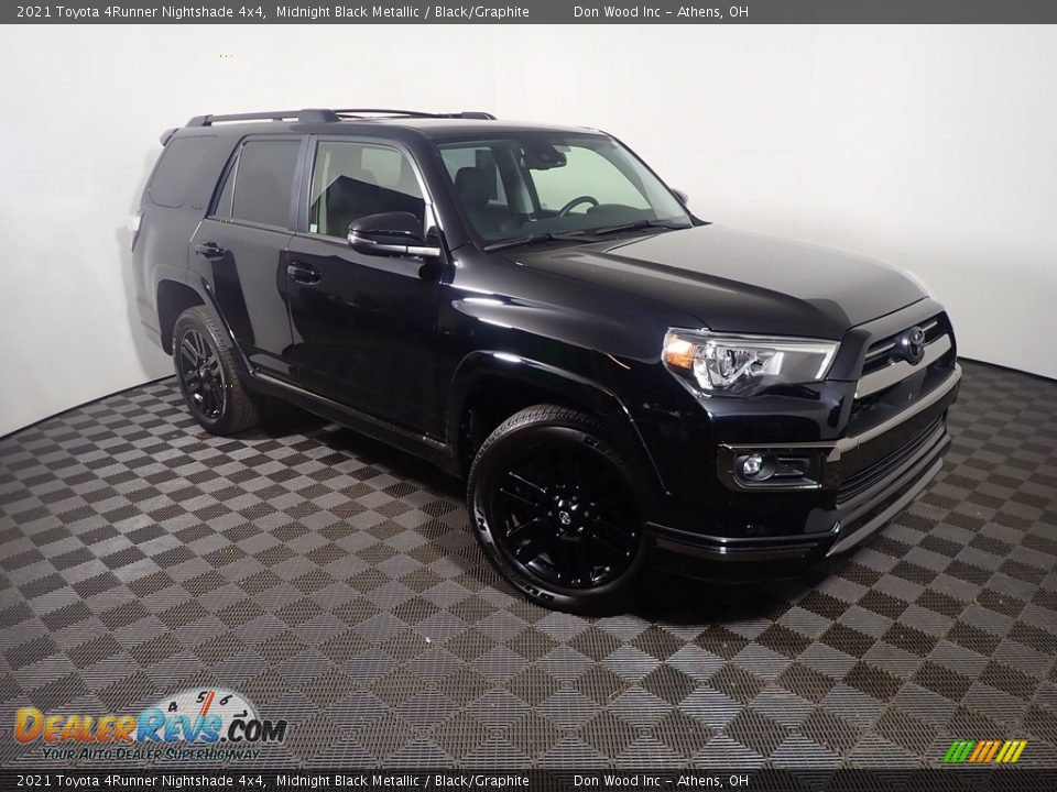 2021 Toyota 4Runner Nightshade 4x4 Midnight Black Metallic / Black/Graphite Photo #5