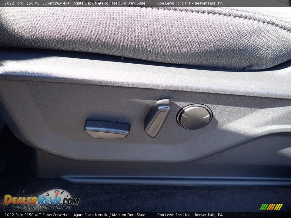 2022 Ford F150 XLT SuperCrew 4x4 Agate Black Metallic / Medium Dark Slate Photo #16