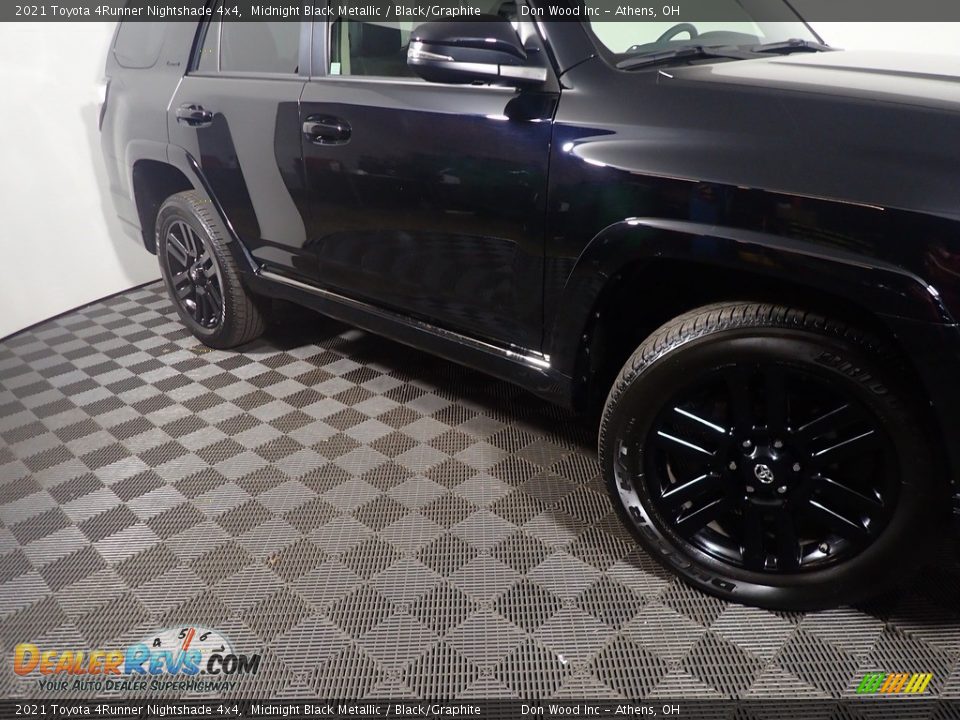 2021 Toyota 4Runner Nightshade 4x4 Midnight Black Metallic / Black/Graphite Photo #6