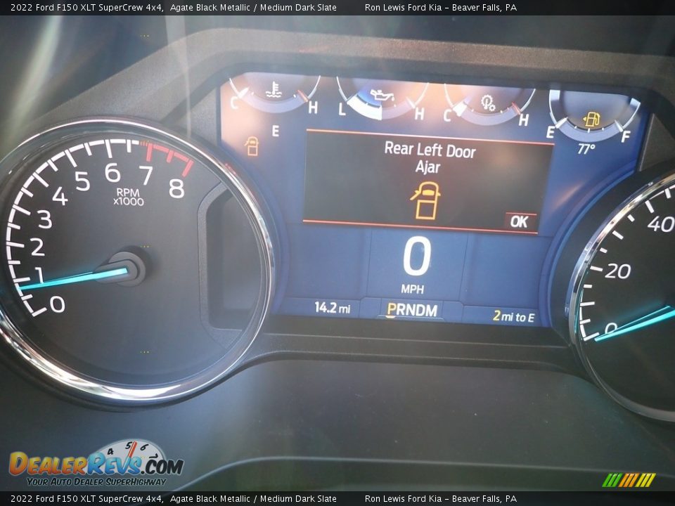 2022 Ford F150 XLT SuperCrew 4x4 Agate Black Metallic / Medium Dark Slate Photo #17