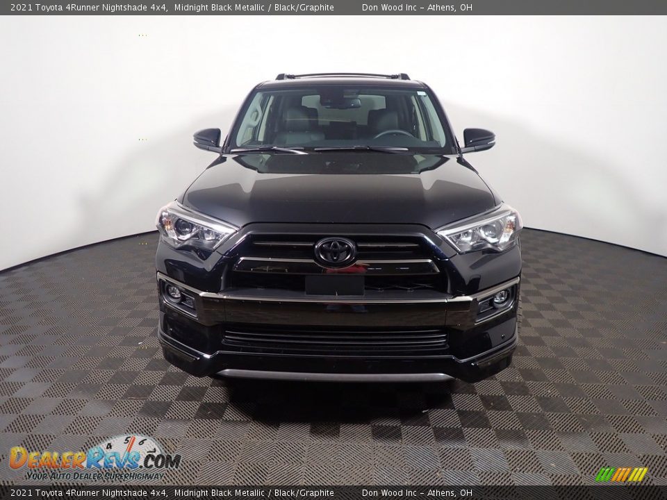 2021 Toyota 4Runner Nightshade 4x4 Midnight Black Metallic / Black/Graphite Photo #7
