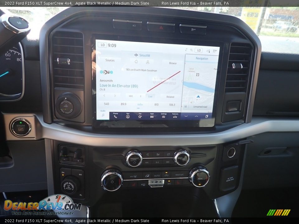 2022 Ford F150 XLT SuperCrew 4x4 Agate Black Metallic / Medium Dark Slate Photo #18