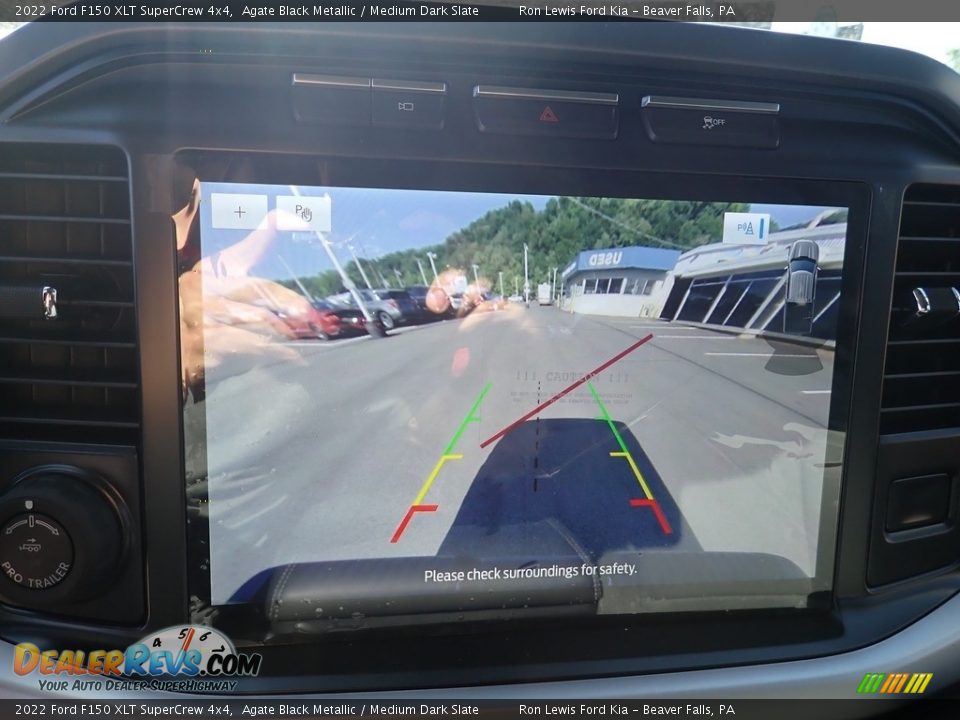 2022 Ford F150 XLT SuperCrew 4x4 Agate Black Metallic / Medium Dark Slate Photo #19