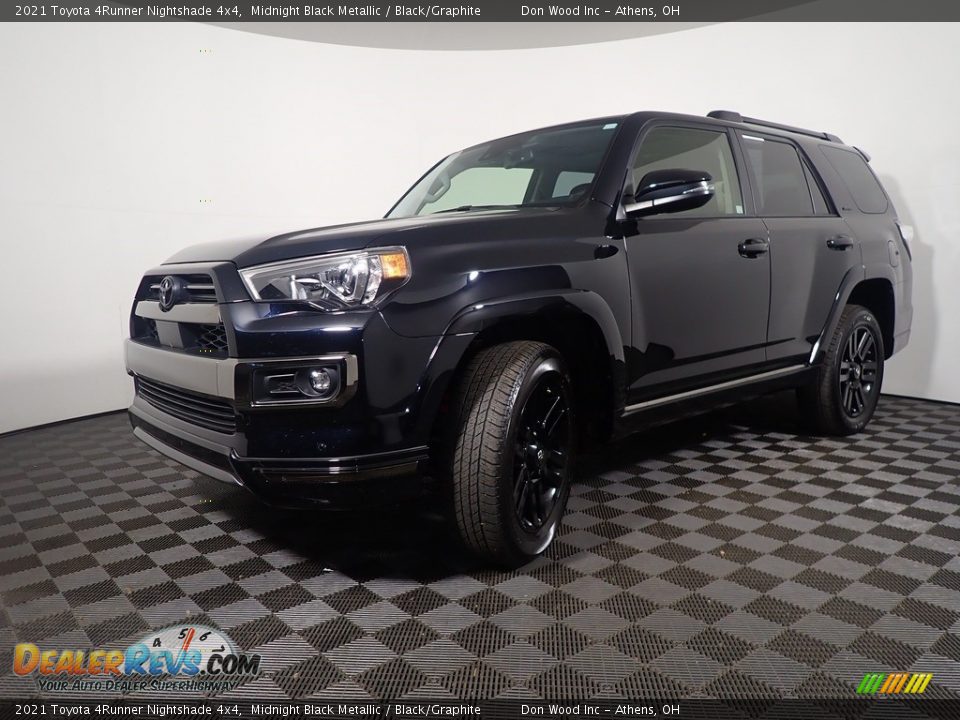 2021 Toyota 4Runner Nightshade 4x4 Midnight Black Metallic / Black/Graphite Photo #10