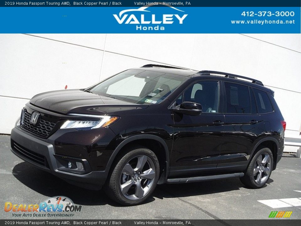 2019 Honda Passport Touring AWD Black Copper Pearl / Black Photo #1
