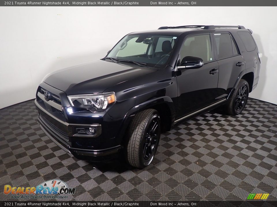 2021 Toyota 4Runner Nightshade 4x4 Midnight Black Metallic / Black/Graphite Photo #11