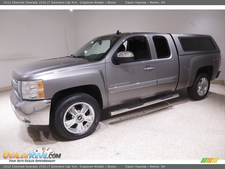 2013 Chevrolet Silverado 1500 LT Extended Cab 4x4 Graystone Metallic / Ebony Photo #3