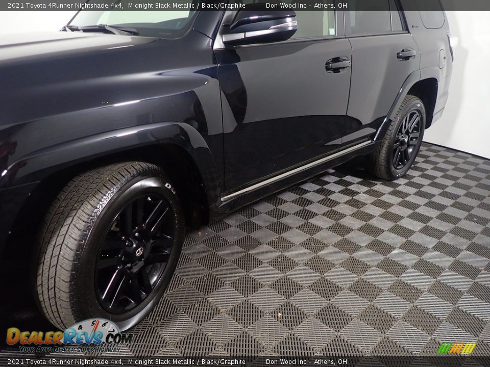 2021 Toyota 4Runner Nightshade 4x4 Midnight Black Metallic / Black/Graphite Photo #12