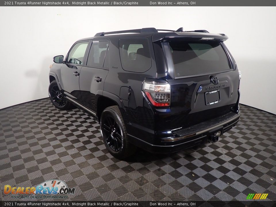 2021 Toyota 4Runner Nightshade 4x4 Midnight Black Metallic / Black/Graphite Photo #14