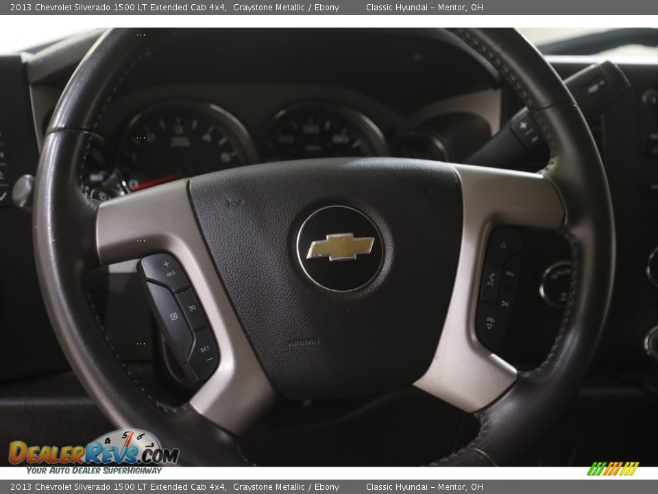 2013 Chevrolet Silverado 1500 LT Extended Cab 4x4 Graystone Metallic / Ebony Photo #7