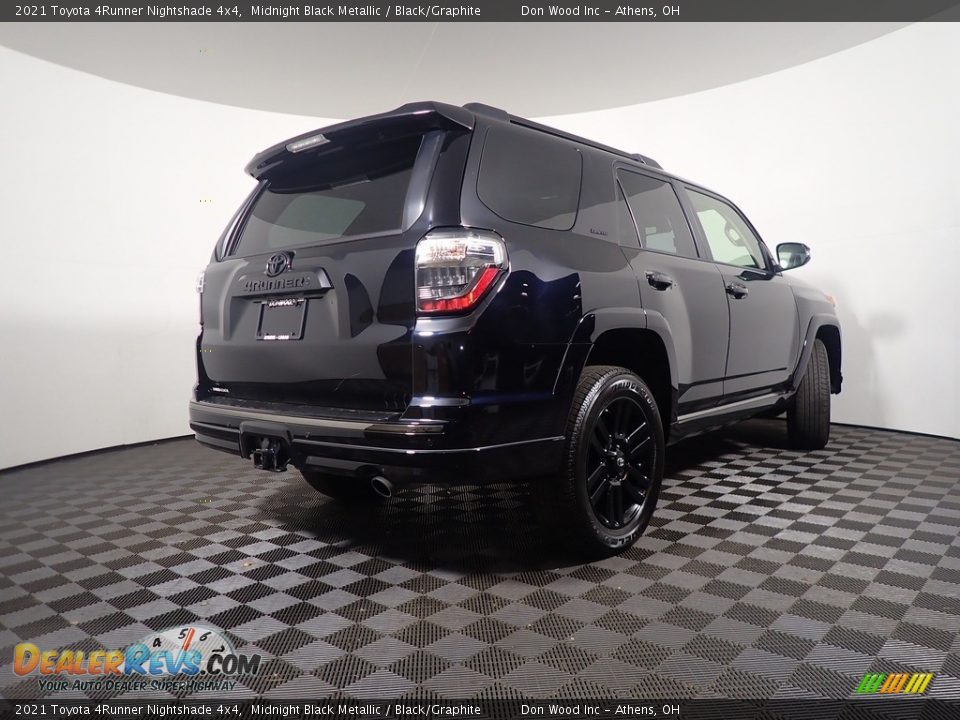 2021 Toyota 4Runner Nightshade 4x4 Midnight Black Metallic / Black/Graphite Photo #18