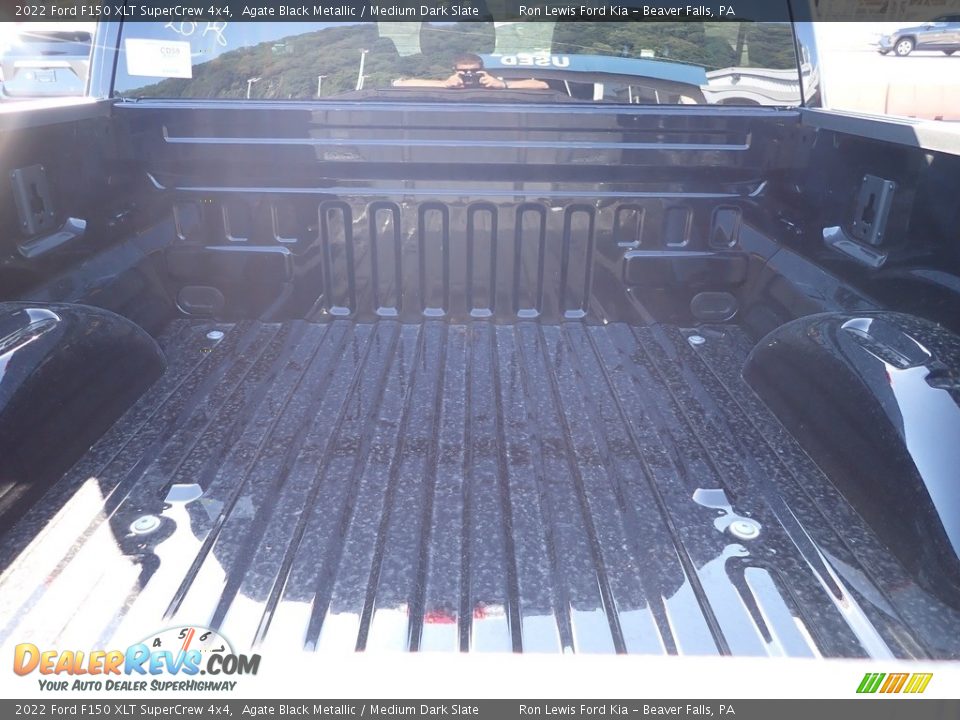 2022 Ford F150 XLT SuperCrew 4x4 Agate Black Metallic / Medium Dark Slate Photo #9