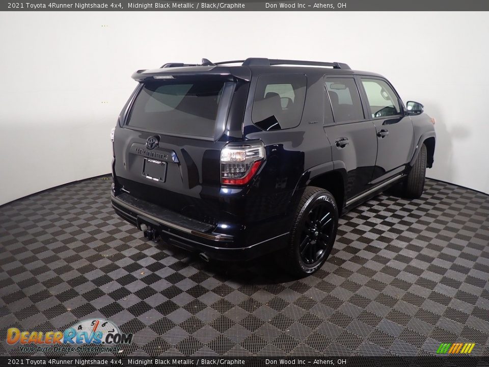 2021 Toyota 4Runner Nightshade 4x4 Midnight Black Metallic / Black/Graphite Photo #19