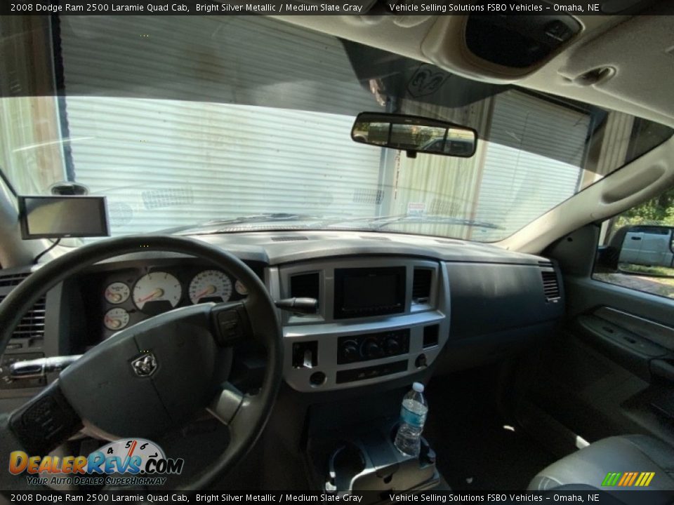2008 Dodge Ram 2500 Laramie Quad Cab Bright Silver Metallic / Medium Slate Gray Photo #2