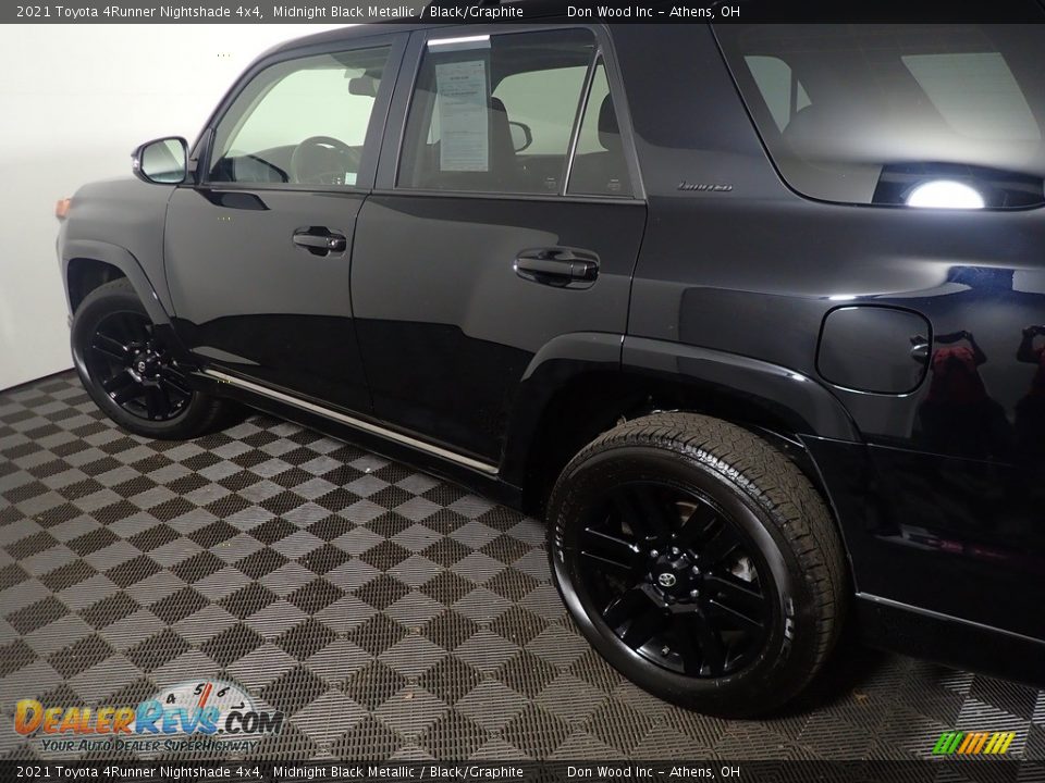 2021 Toyota 4Runner Nightshade 4x4 Midnight Black Metallic / Black/Graphite Photo #20