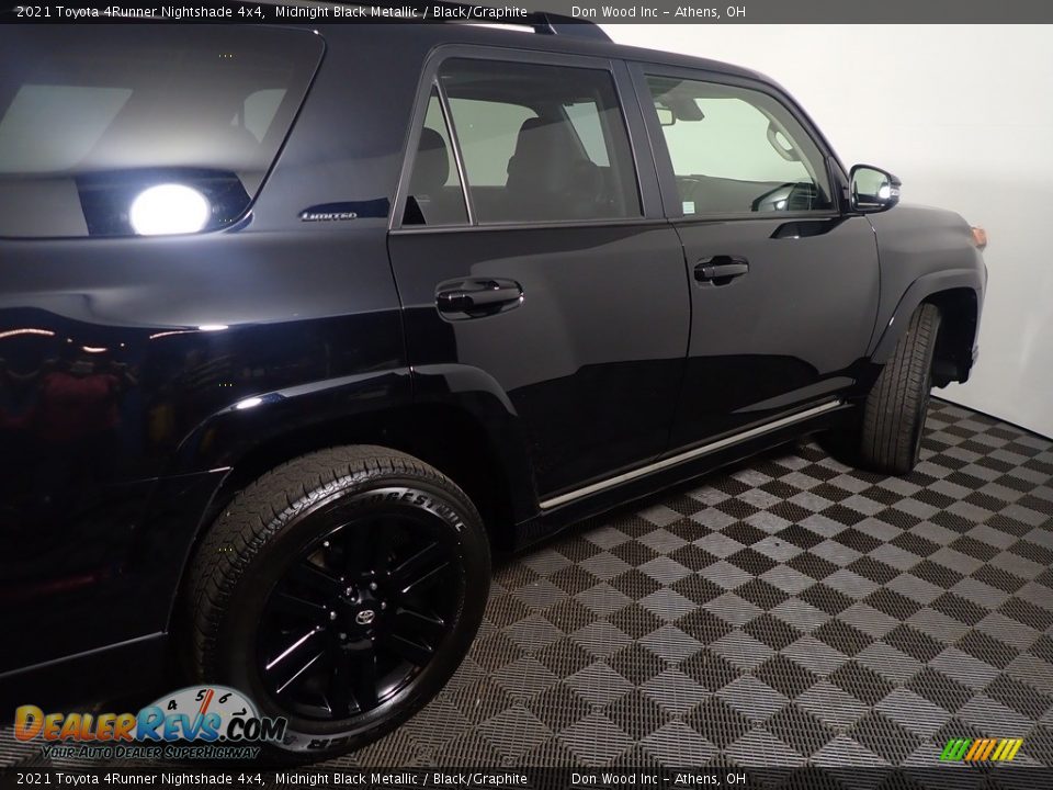 2021 Toyota 4Runner Nightshade 4x4 Midnight Black Metallic / Black/Graphite Photo #21
