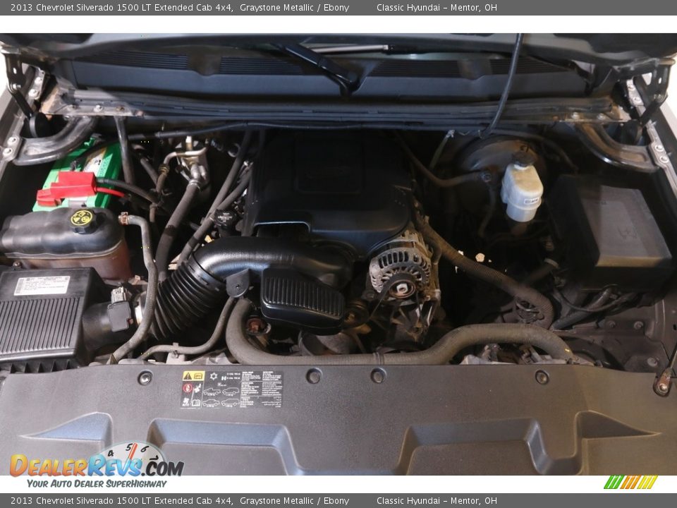 2013 Chevrolet Silverado 1500 LT Extended Cab 4x4 Graystone Metallic / Ebony Photo #16