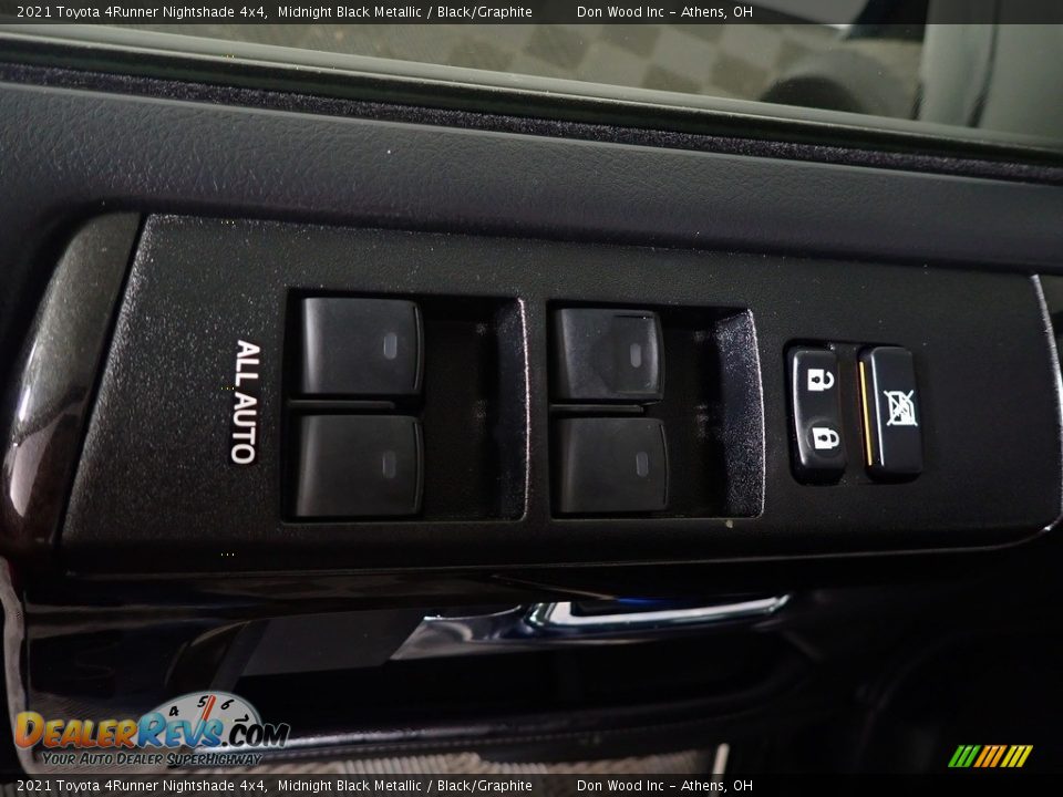 2021 Toyota 4Runner Nightshade 4x4 Midnight Black Metallic / Black/Graphite Photo #23