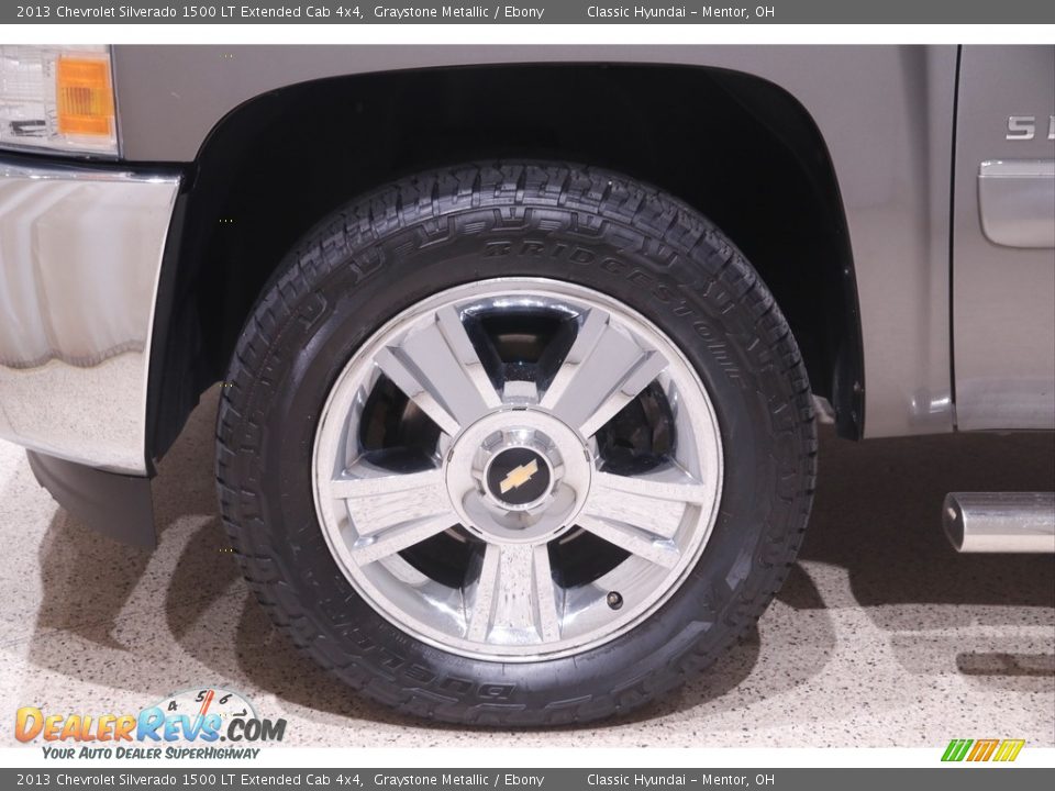 2013 Chevrolet Silverado 1500 LT Extended Cab 4x4 Graystone Metallic / Ebony Photo #17