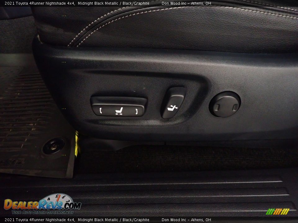 2021 Toyota 4Runner Nightshade 4x4 Midnight Black Metallic / Black/Graphite Photo #25
