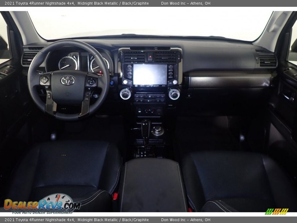 2021 Toyota 4Runner Nightshade 4x4 Midnight Black Metallic / Black/Graphite Photo #26
