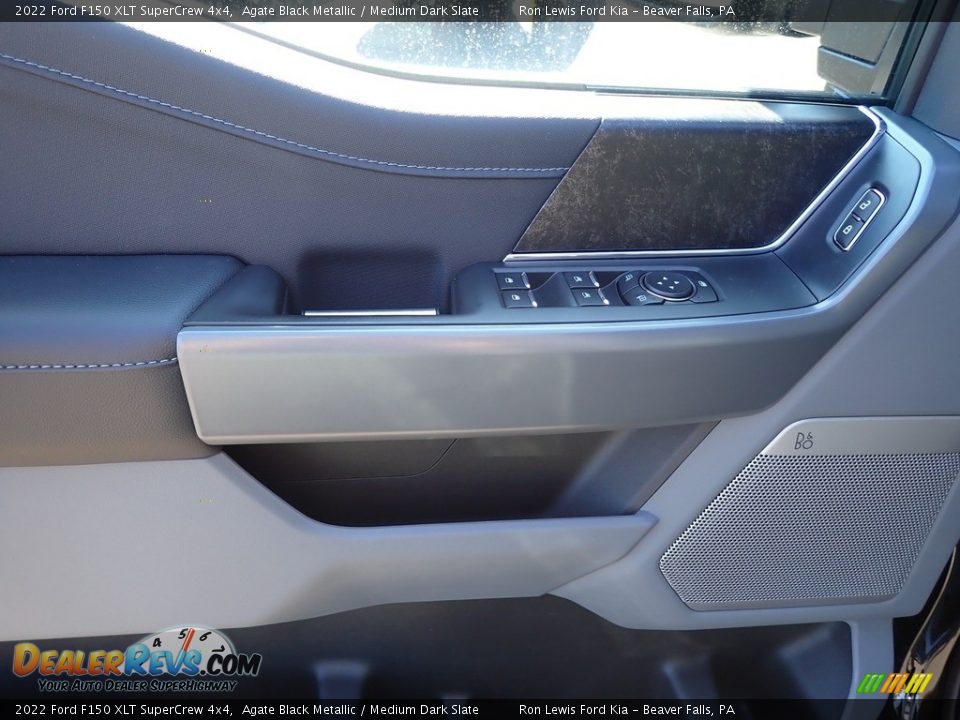 2022 Ford F150 XLT SuperCrew 4x4 Agate Black Metallic / Medium Dark Slate Photo #16
