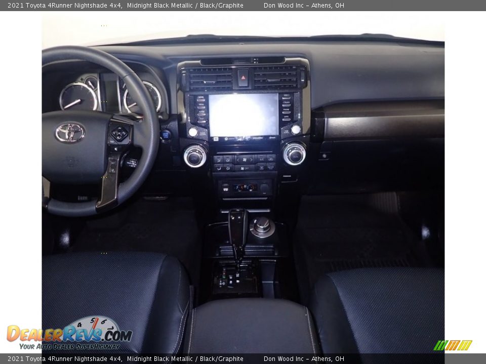 2021 Toyota 4Runner Nightshade 4x4 Midnight Black Metallic / Black/Graphite Photo #27