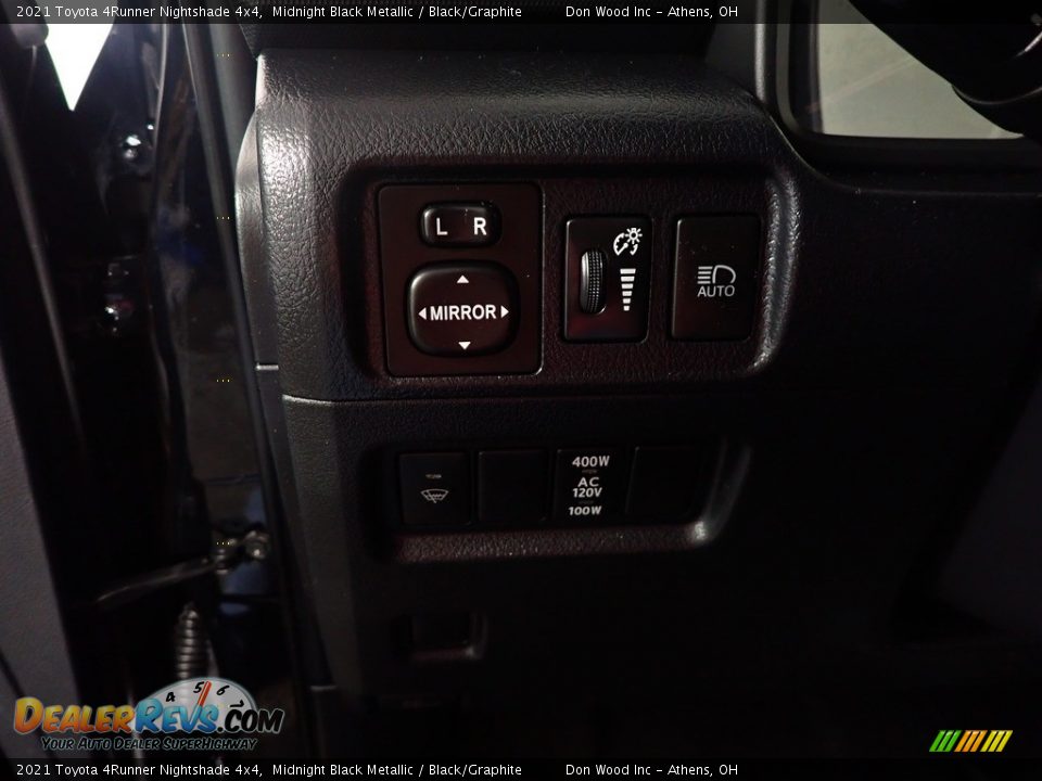 2021 Toyota 4Runner Nightshade 4x4 Midnight Black Metallic / Black/Graphite Photo #33