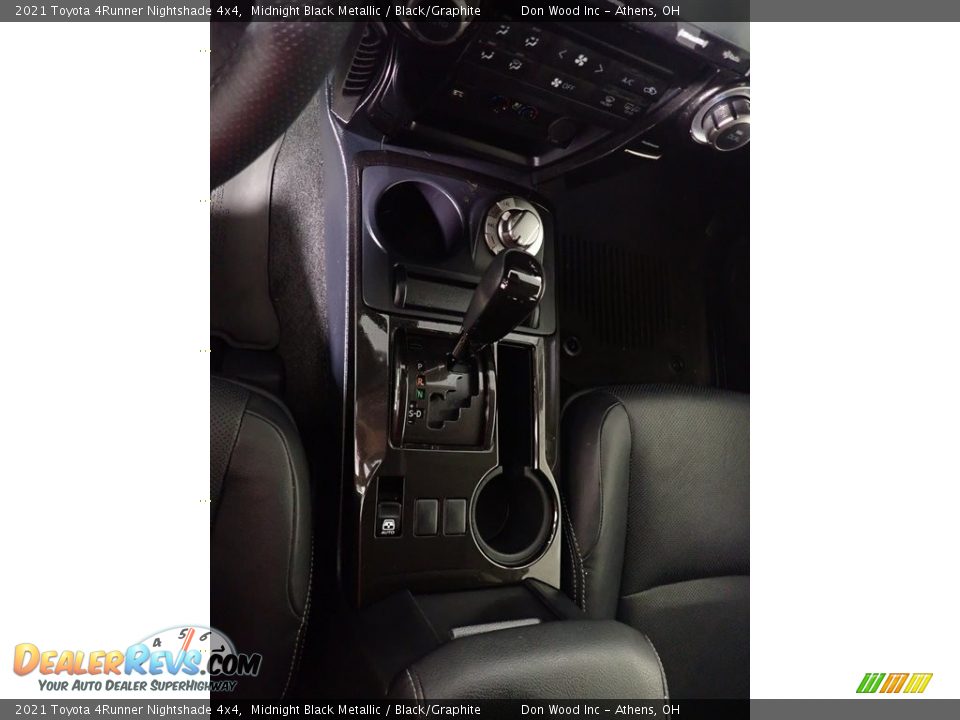 2021 Toyota 4Runner Nightshade 4x4 Midnight Black Metallic / Black/Graphite Photo #34