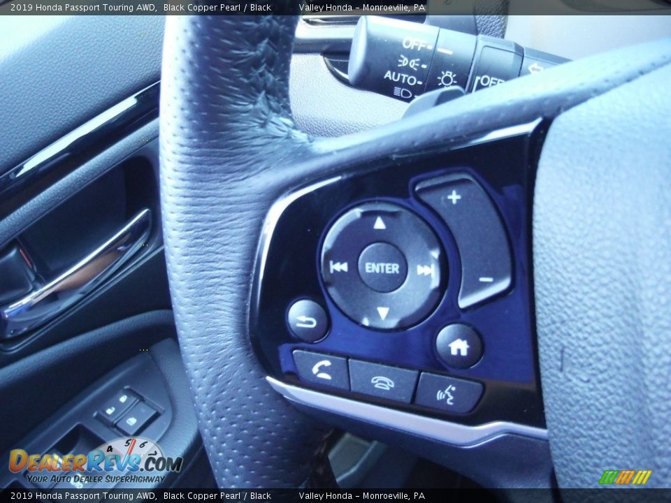 2019 Honda Passport Touring AWD Black Copper Pearl / Black Photo #29
