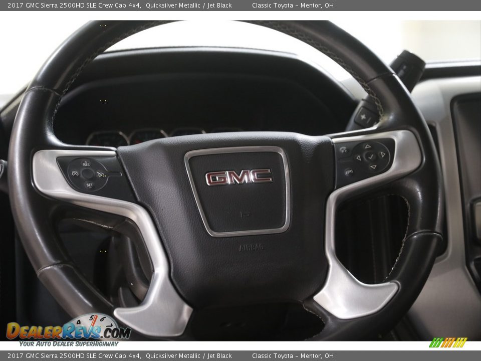 2017 GMC Sierra 2500HD SLE Crew Cab 4x4 Steering Wheel Photo #8