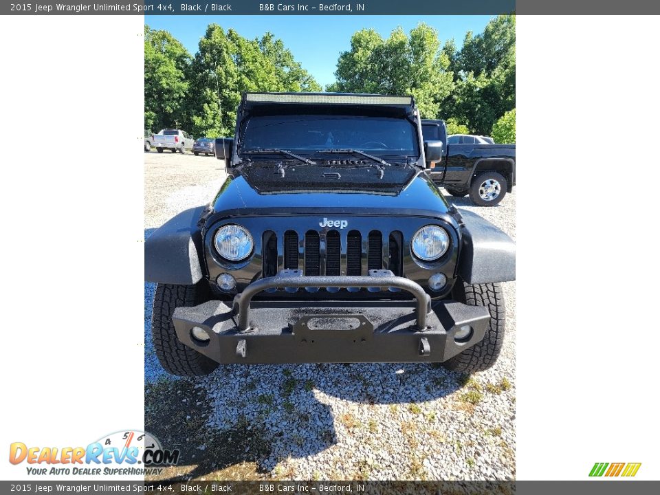 2015 Jeep Wrangler Unlimited Sport 4x4 Black / Black Photo #9