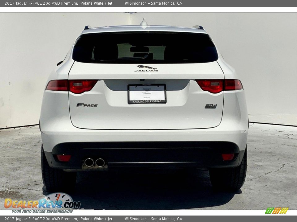 2017 Jaguar F-PACE 20d AWD Premium Polaris White / Jet Photo #4