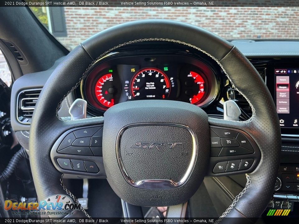 2021 Dodge Durango SRT Hellcat AWD Steering Wheel Photo #8