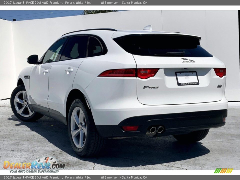 2017 Jaguar F-PACE 20d AWD Premium Polaris White / Jet Photo #11