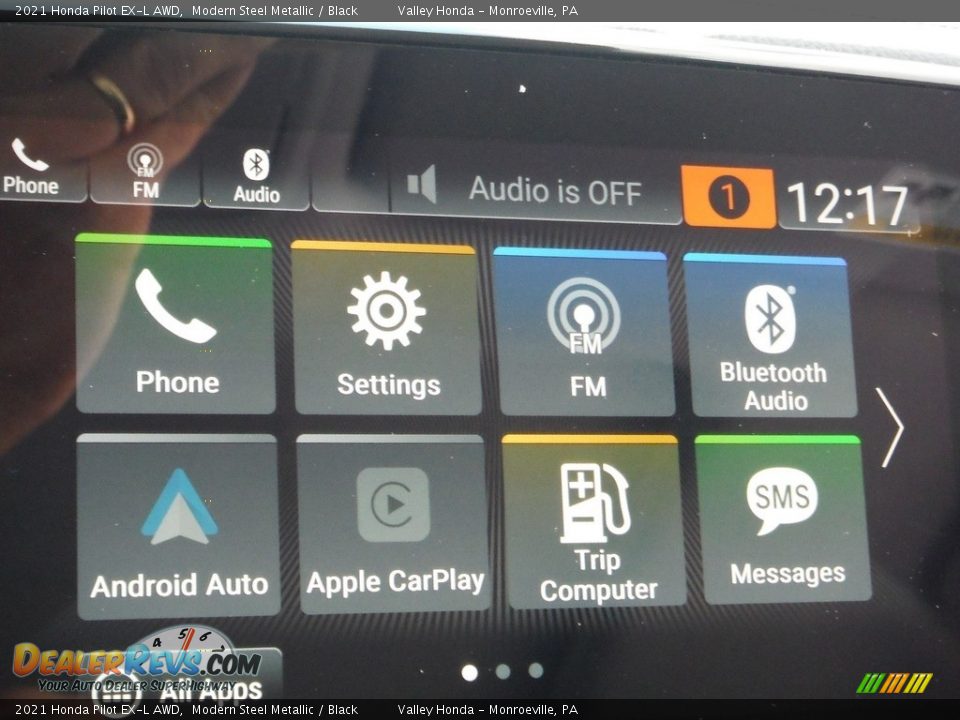 2021 Honda Pilot EX-L AWD Modern Steel Metallic / Black Photo #20