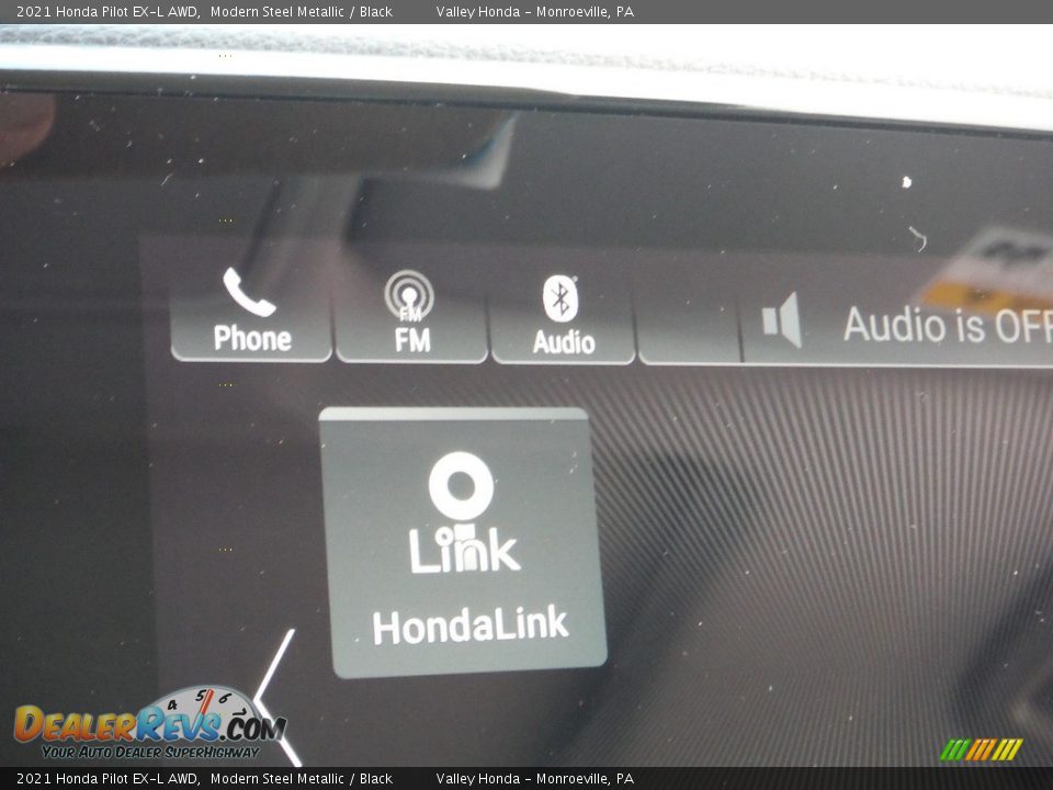 2021 Honda Pilot EX-L AWD Modern Steel Metallic / Black Photo #22