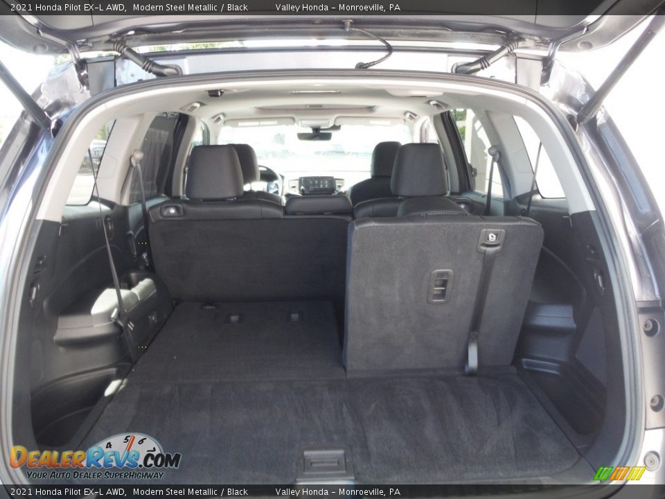 2021 Honda Pilot EX-L AWD Modern Steel Metallic / Black Photo #29