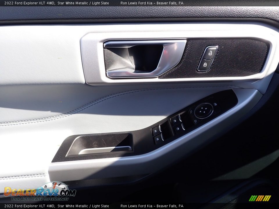 2022 Ford Explorer XLT 4WD Star White Metallic / Light Slate Photo #16