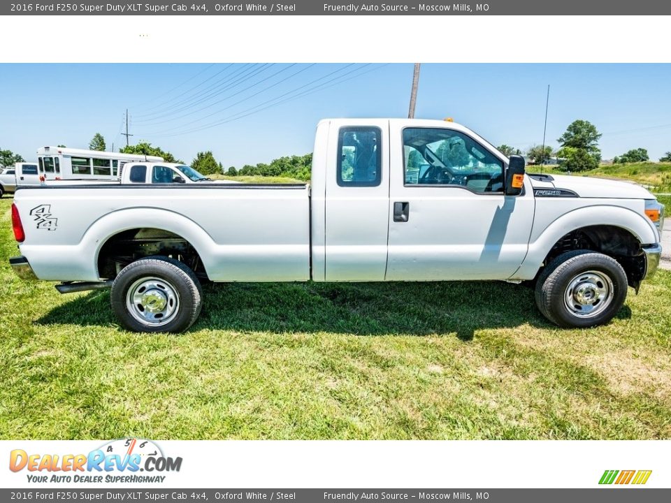 2016 Ford F250 Super Duty XLT Super Cab 4x4 Oxford White / Steel Photo #3