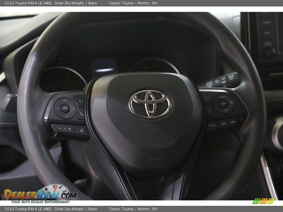 2019 Toyota RAV4 LE AWD Silver Sky Metallic / Black Photo #7