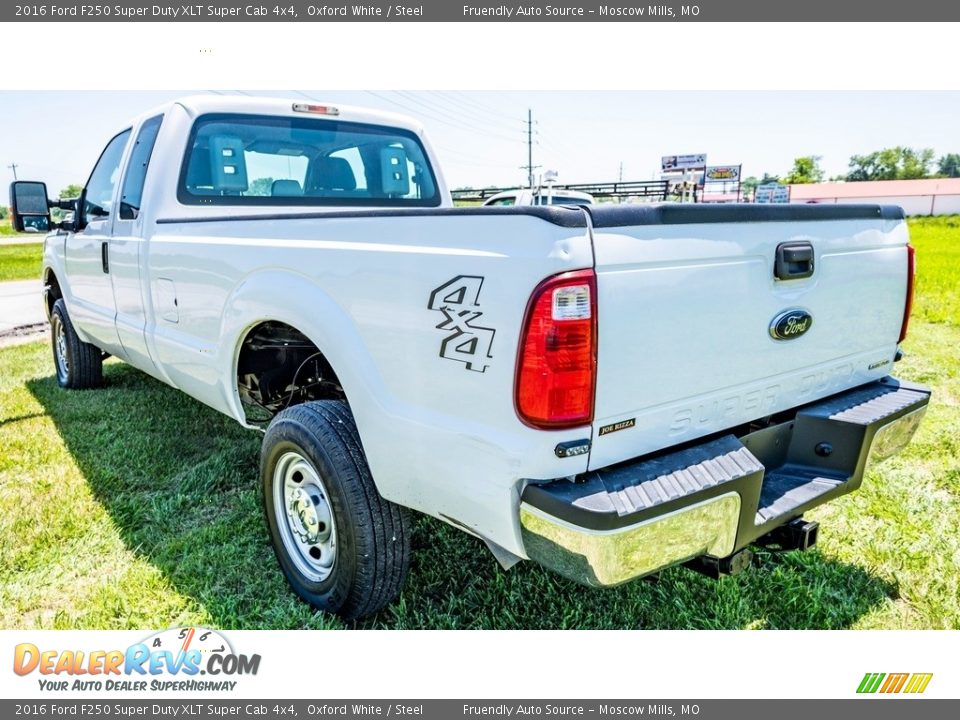 2016 Ford F250 Super Duty XLT Super Cab 4x4 Oxford White / Steel Photo #6