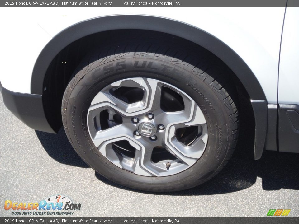 2019 Honda CR-V EX-L AWD Platinum White Pearl / Ivory Photo #4