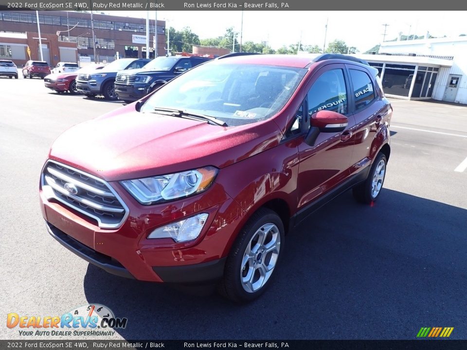 2022 Ford EcoSport SE 4WD Ruby Red Metallic / Black Photo #4