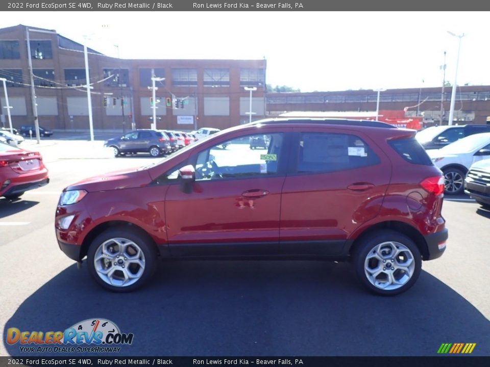 Ruby Red Metallic 2022 Ford EcoSport SE 4WD Photo #5